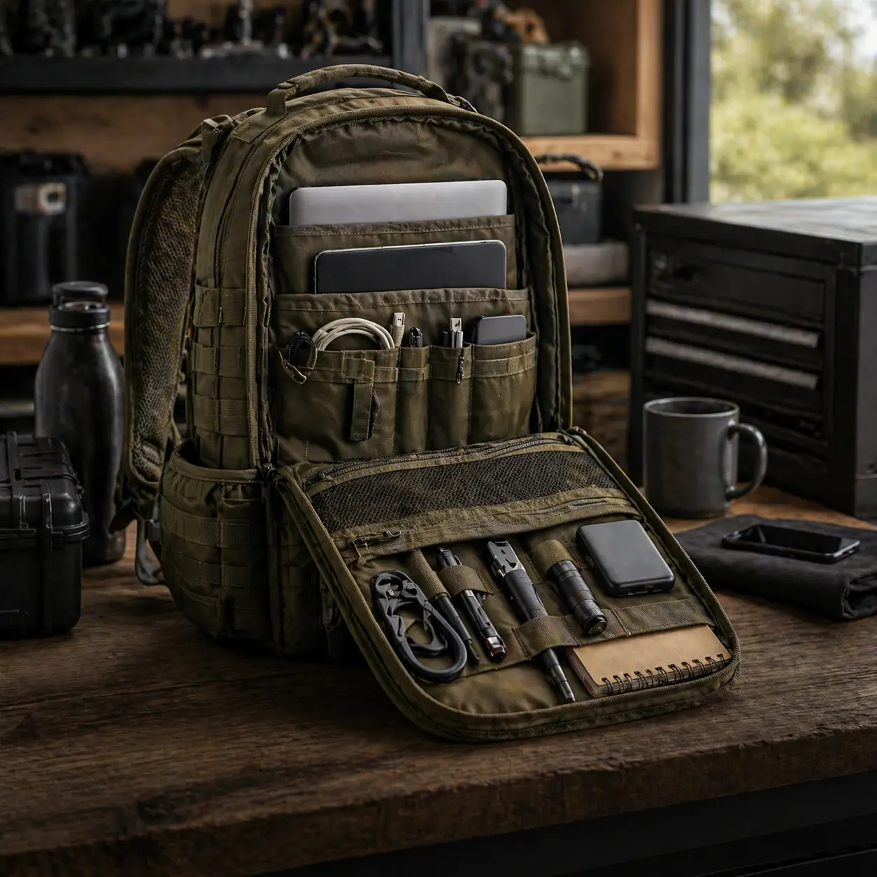 Work gear organization
