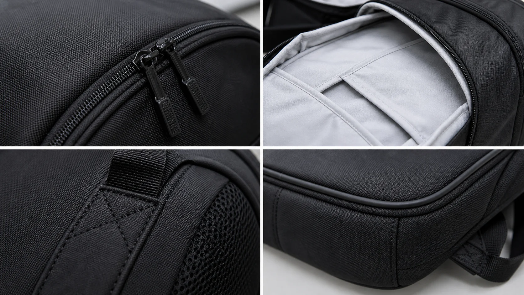Tennis bag material zipper and stitching quality inspection