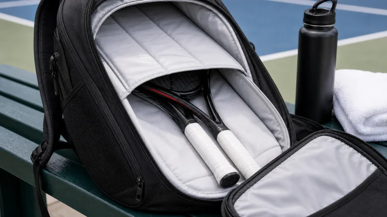 What to look for in a tennis bag with padded racket protection