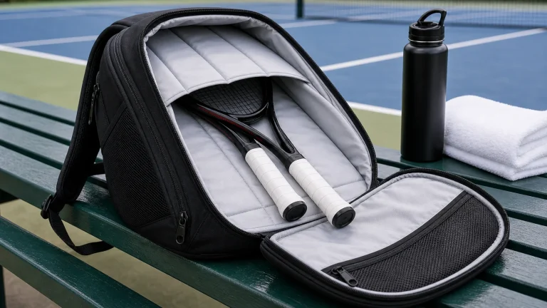 What to look for in a tennis racket bag with padded racket sleeves
