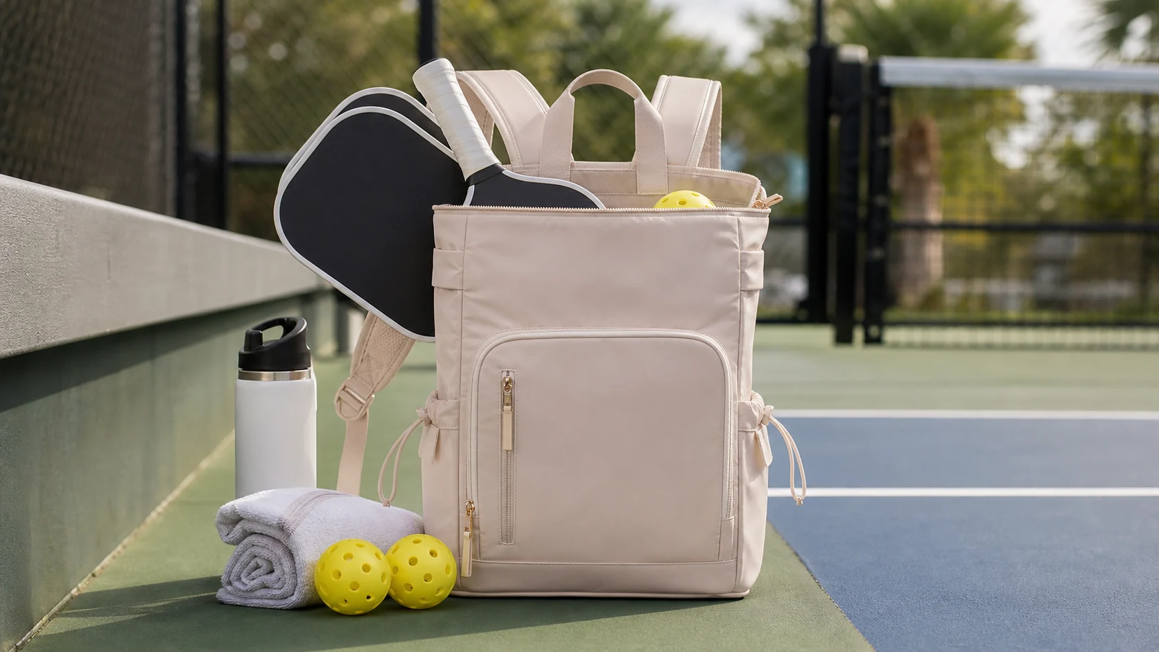 What kind of pickleball bag is best for women buyers comparing daily court storage
