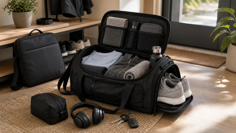 Do i need a gym bag with organized workout clothes shoes and daily training gear