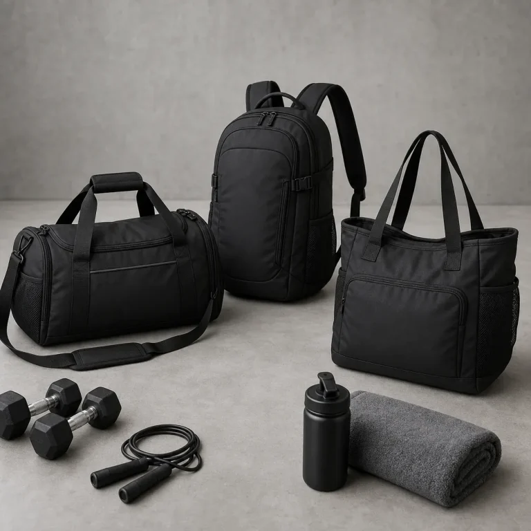 Duffel bag vs backpack comparison with gym and travel gear