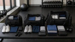 What size should a gym bag be with different capacity options for workout gear