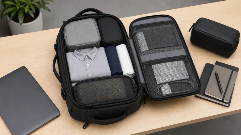 What to look for in a travel backpack with front-loading organization and carry-on packing